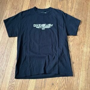 Fashion Nova Broken Hearts Empty Promises T-Shirt M Black Floral Streetwear